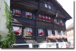 Dorf Appenzell der Hauptort in Appenzell